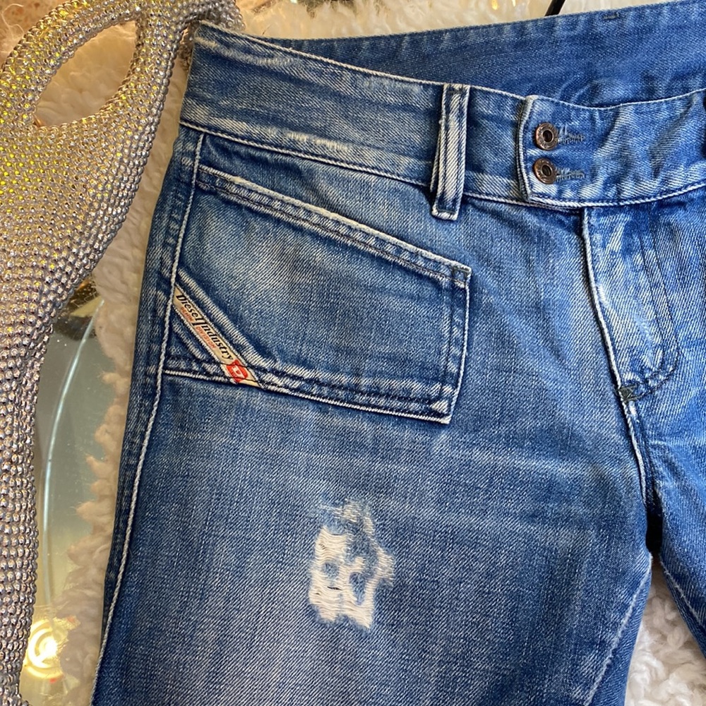 Diesel, D-HUSH Distressed, Low Waist, Sexy Fit, Jeans, Pants - Picture 6 of 14